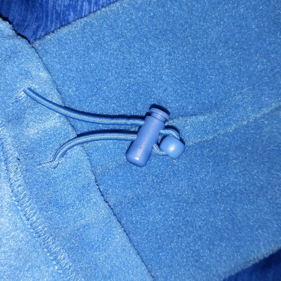 Columbia fleece jacket with zippered pockets and drawstring waist Sz L - Picture 7 of 10